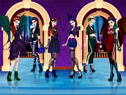 Gothic Dress Up - game thumbnail image