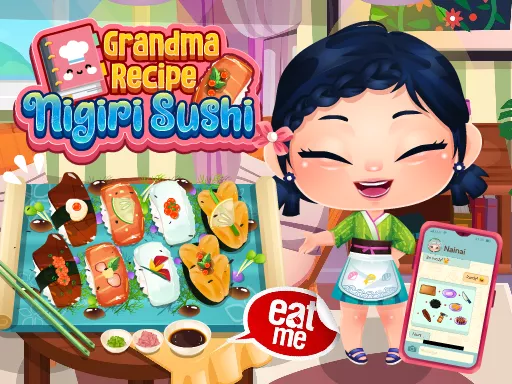 Grandma Recipe Nigiri Sushi - game thumbnail image