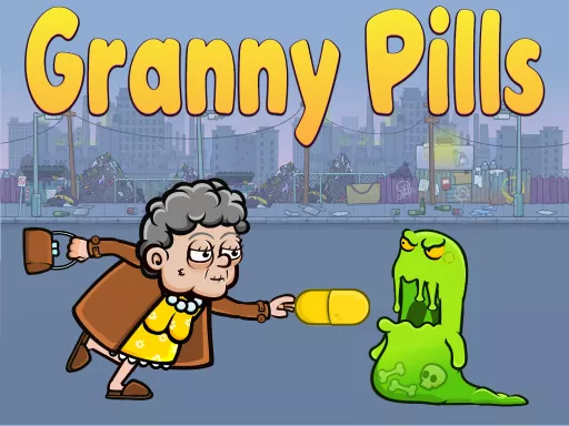 Granny Pills: Defend Cactuses - game thumbnail image