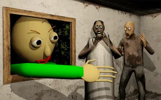Granny vs Baldi and Grandpa Horror - game thumbnail image