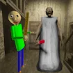 Granny vs Baldi and Grandpa Horror game thumbnail image