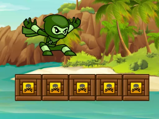 Green Ninja Run - game thumbnail image