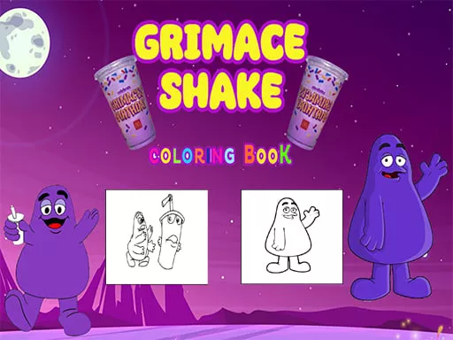 Grimace Shake Coloring - game thumbnail image