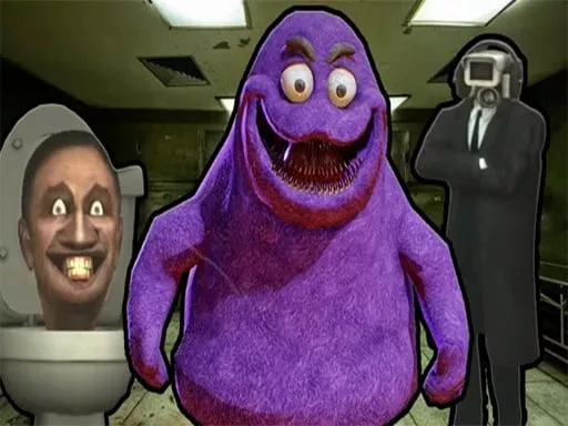 Grimace Shake Escape Skibidi and Cameraman - game thumbnail image