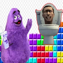 Grimace Shake & Skibidi Tetris - game thumbnail image