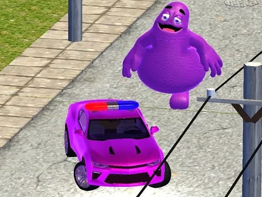 Grimace vs Police SuperCar - game thumbnail image