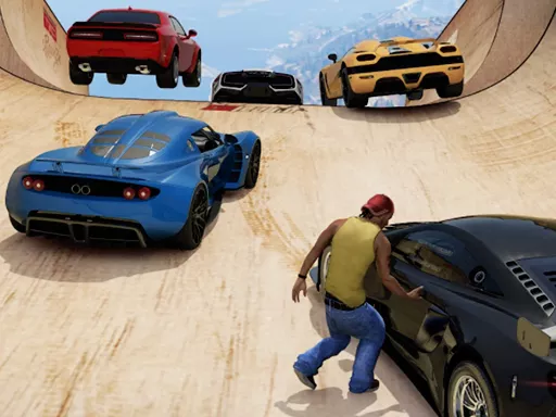 Gta V Stunt - Sky Driver 2 - game thumbnail image
