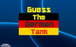 Guess the German Tank - game thumbnail image