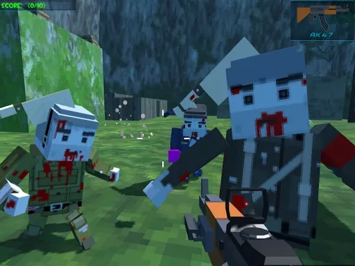 GunShoot Gang blocky combat - game thumbnail image
