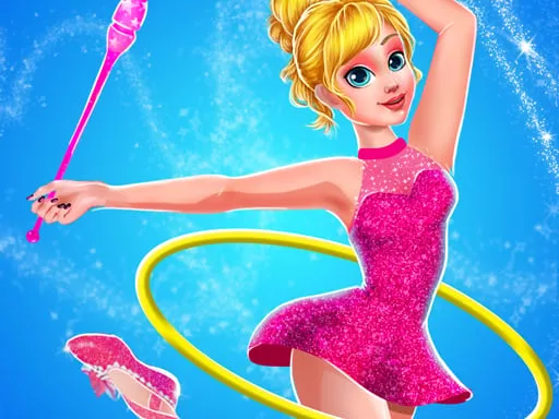 Gymnastic SuperStar Girls Dress Up - game thumbnail image