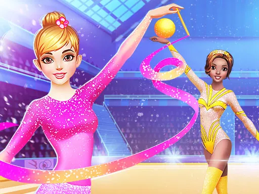 Gymnastics Girls Dress Up Game - game thumbnail image