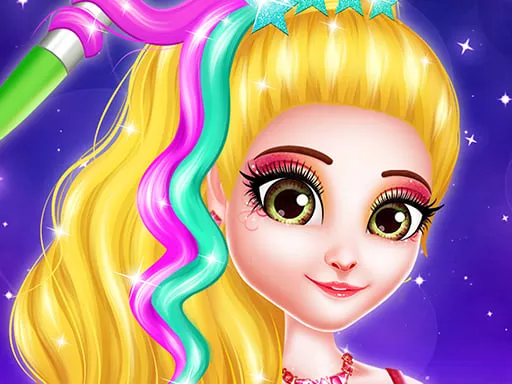 Hair Saloon Color by Number - Girls Fashion Games - game thumbnail image