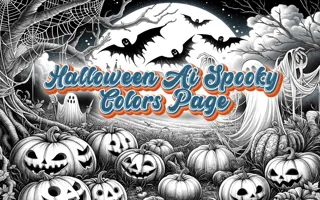 Halloween Ai Spooky Colors Page - game thumbnail image