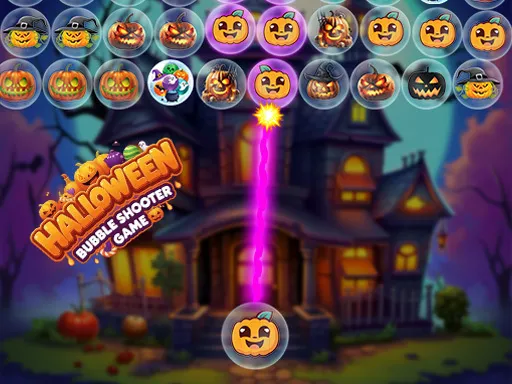 Halloween Bubble Shooting Game - game thumbnail image