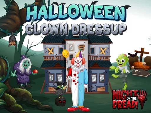 Halloween Clown Dressup - game thumbnail image