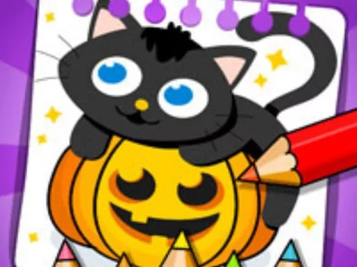 Halloween Coloring Art Games - game thumbnail image