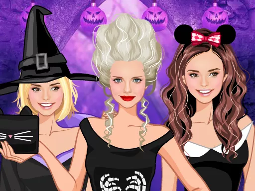 Halloween dress up game - game thumbnail image