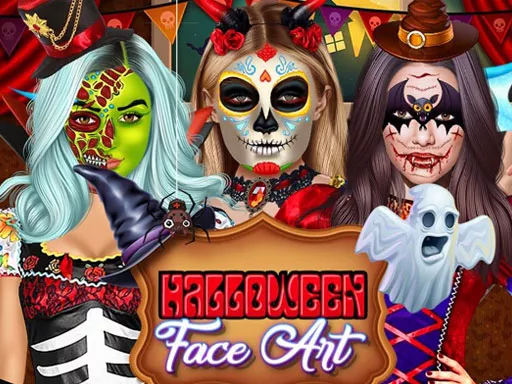 Halloween Face Art - game thumbnail image