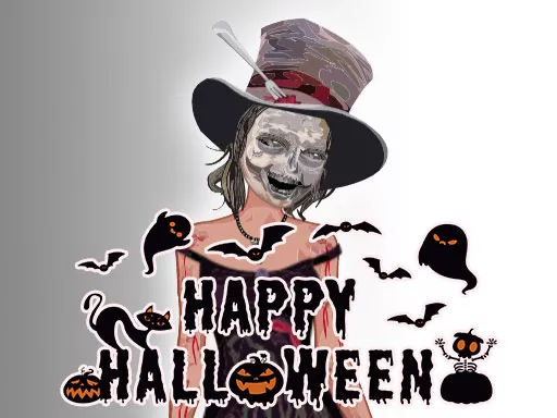 Halloween Girl Dressup - game thumbnail image