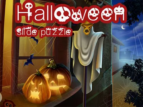 Halloween Slide Puzzle - game thumbnail image