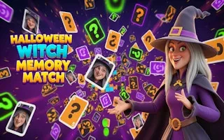 Halloween Witch Memory Match - game thumbnail image