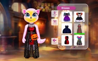 Halloween with Angela - game thumbnail image