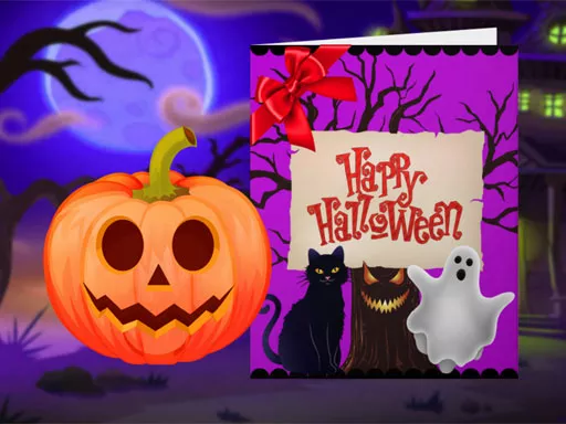 Happy Halloween Princess Card Designer - game thumbnail image
