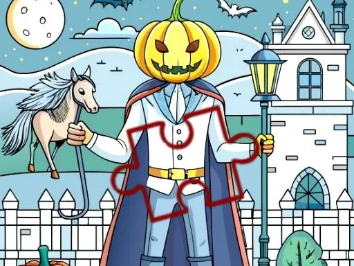 Haunted Puzzle Pieces game thumbnail image