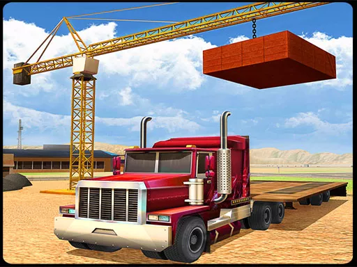 Heavy Loader Excavator Simulator Heavy Cranes Game - game thumbnail image