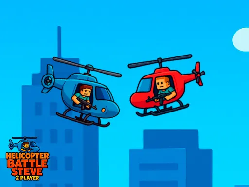 Helicopter Battle Steve 2 Player - game thumbnail image