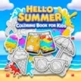 Hello Summer Coloring Book for Kids