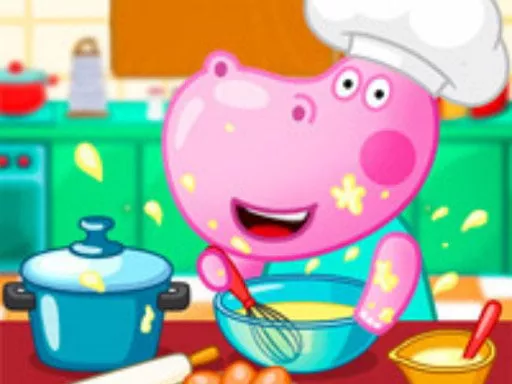 Hippo Cooking School: Game for Girls - game thumbnail image