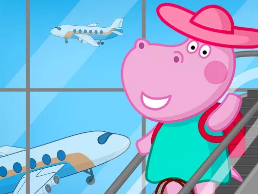 Hippo Family Airport Adventure - game thumbnail image