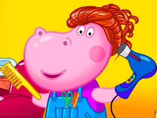 Hippo Hair Salon - game thumbnail image