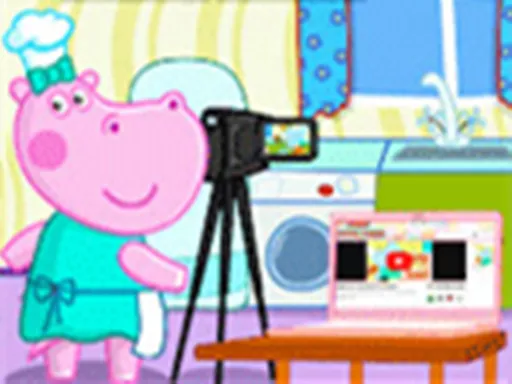 Hippo YouTube Desserts Video Filming - game thumbnail image