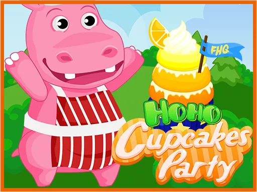 Hoho's Cupcake party - game thumbnail image