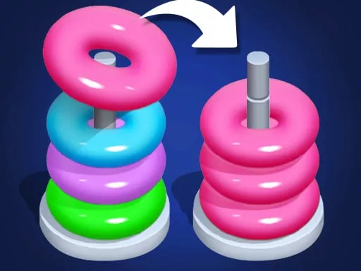 Hoop Stack - Color Sort Puzzle - game thumbnail image