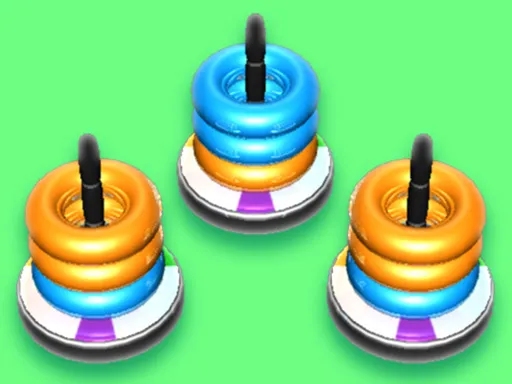 Hoop Stack Sort Puzzle Game - game thumbnail image