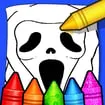 Horror Movies Coloring Pages game thumbnail image