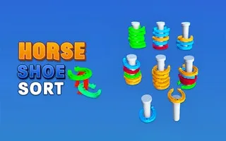 Horseshoe Sort Puzzle Games - game thumbnail image