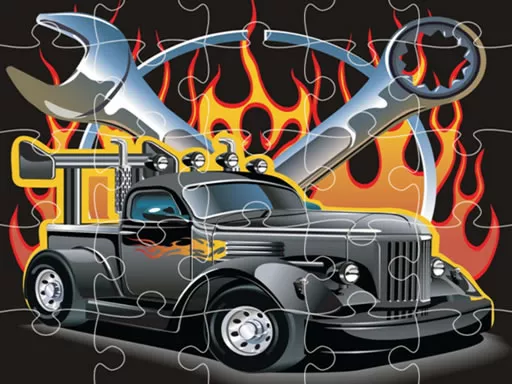 Hot Rod Jigsaw - game thumbnail image