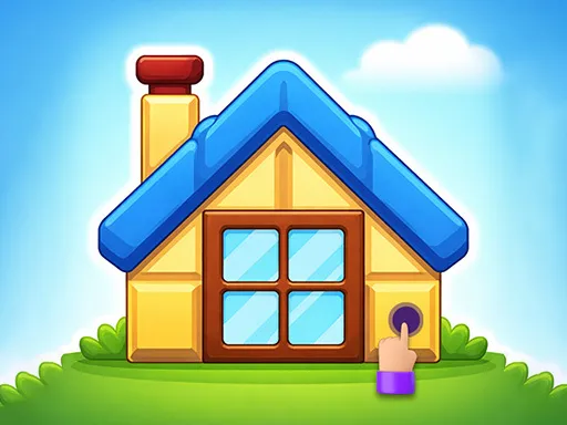 House Build Puzzle Game - game thumbnail image