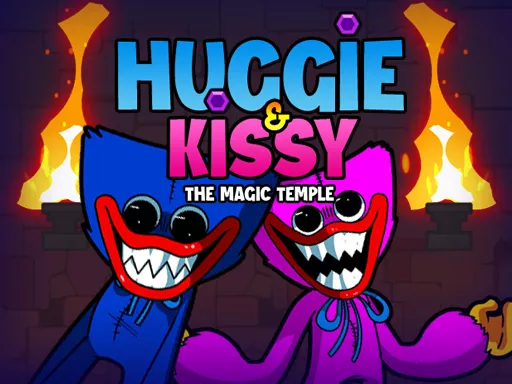 Huggie & Kissy The magic temple - game thumbnail image