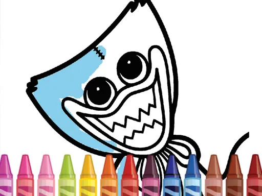 Huggy Coloring game thumbnail image