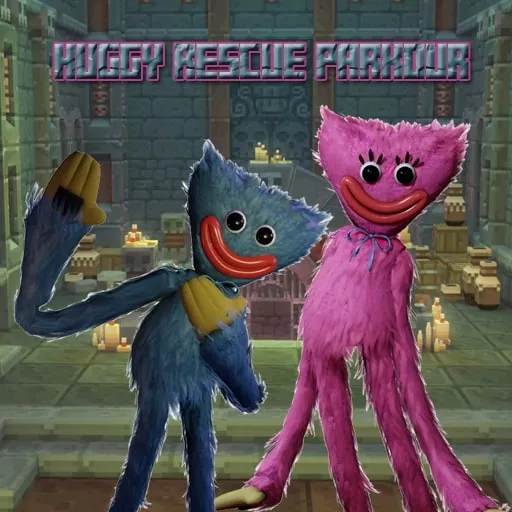 HUGGY RESCUE PARKOUR - game thumbnail image