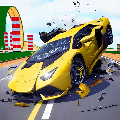Hyper Cars Ramp Crash game thumbnail image