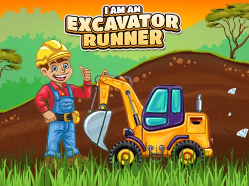 I am an Excavator Runner Game - game thumbnail image