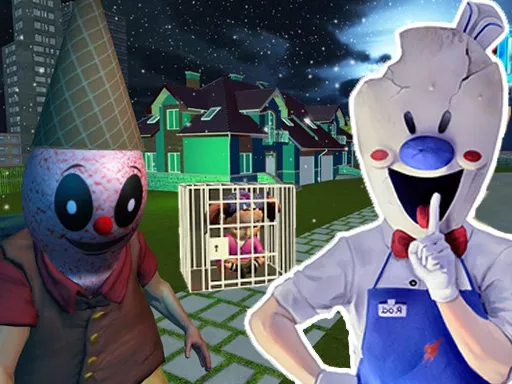 Ice Scream Scary Neighbor Horror  - game thumbnail image