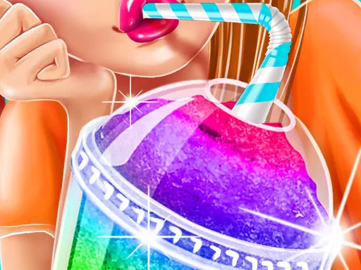 Ice Slushy Maker Rainbow Desserts - game thumbnail image