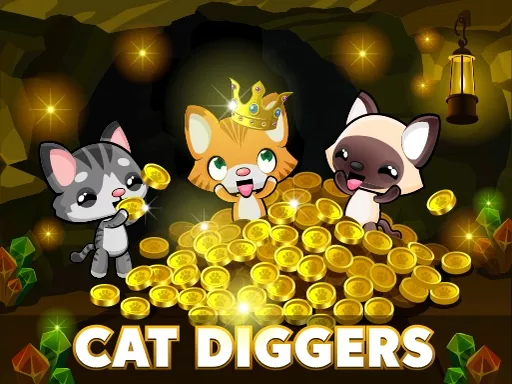 Idle Cat Diggers - game thumbnail image